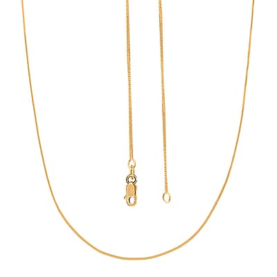 Italian Herringbone Necklace 10K Yellow Gold 1.27 Grams 20 Inches