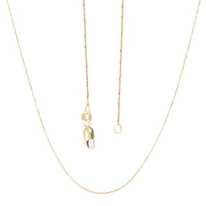 Italian Margherita Chain Necklace in 10K Yellow Gold 1.23 Grams 20 Inches