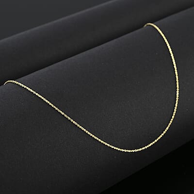 Italian Margherita Chain Necklace in 10K Yellow Gold 1.23 Grams 20 Inches