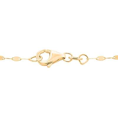 Italian Heart Pendant Necklace in 10K Yellow Gold 1.28 Grams 18-20 Inches