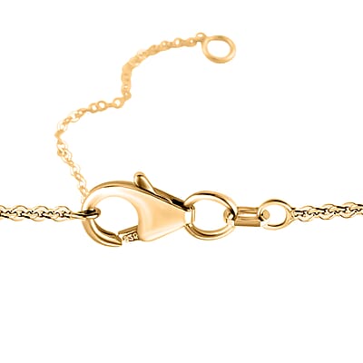 Italian Rosetta Love Knot Pendant Necklace in 10K Yellow Gold 1.30 Grams 18-20 Inches