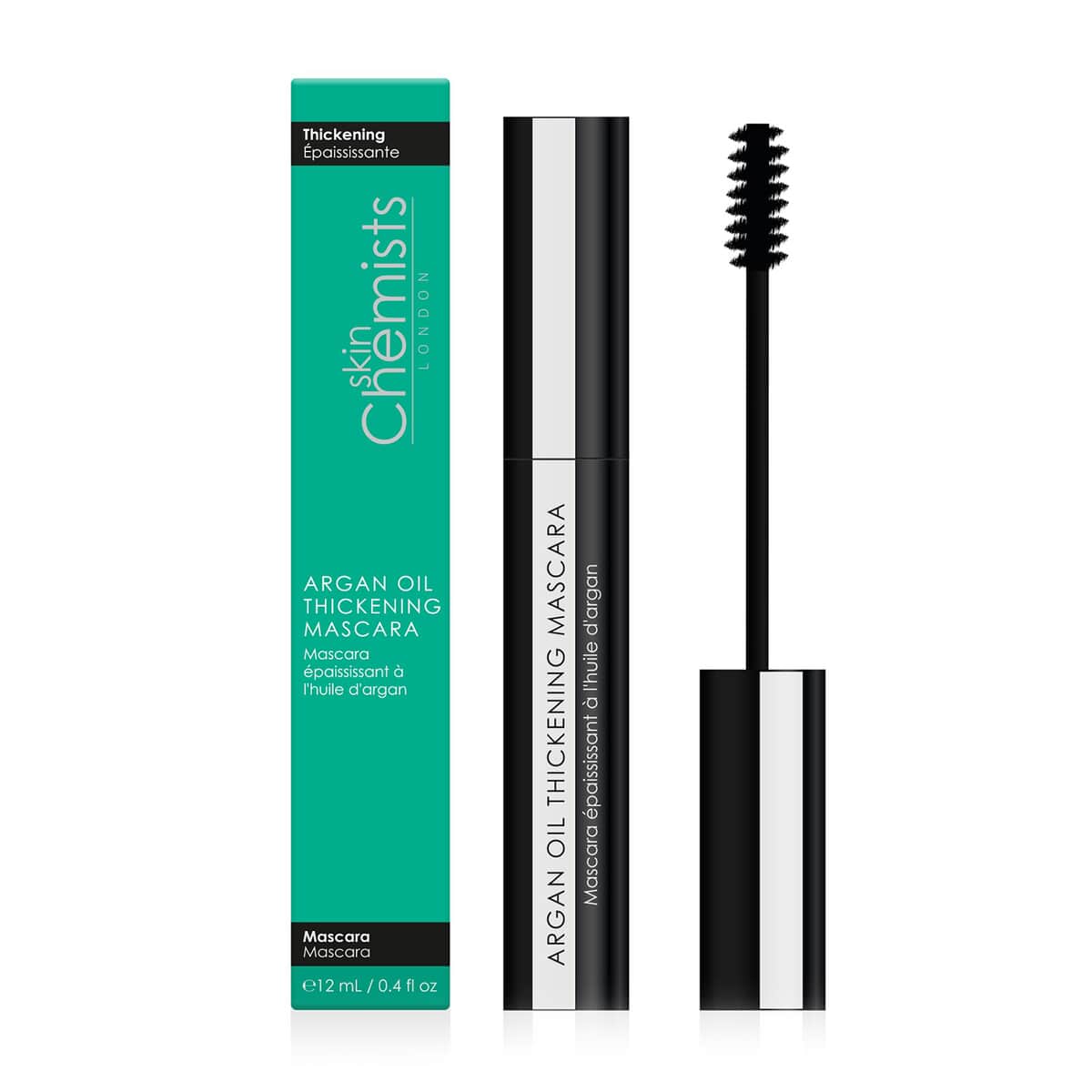 SkinChemists Argan Oil Thickening Mascara 0.4 oz image number 0