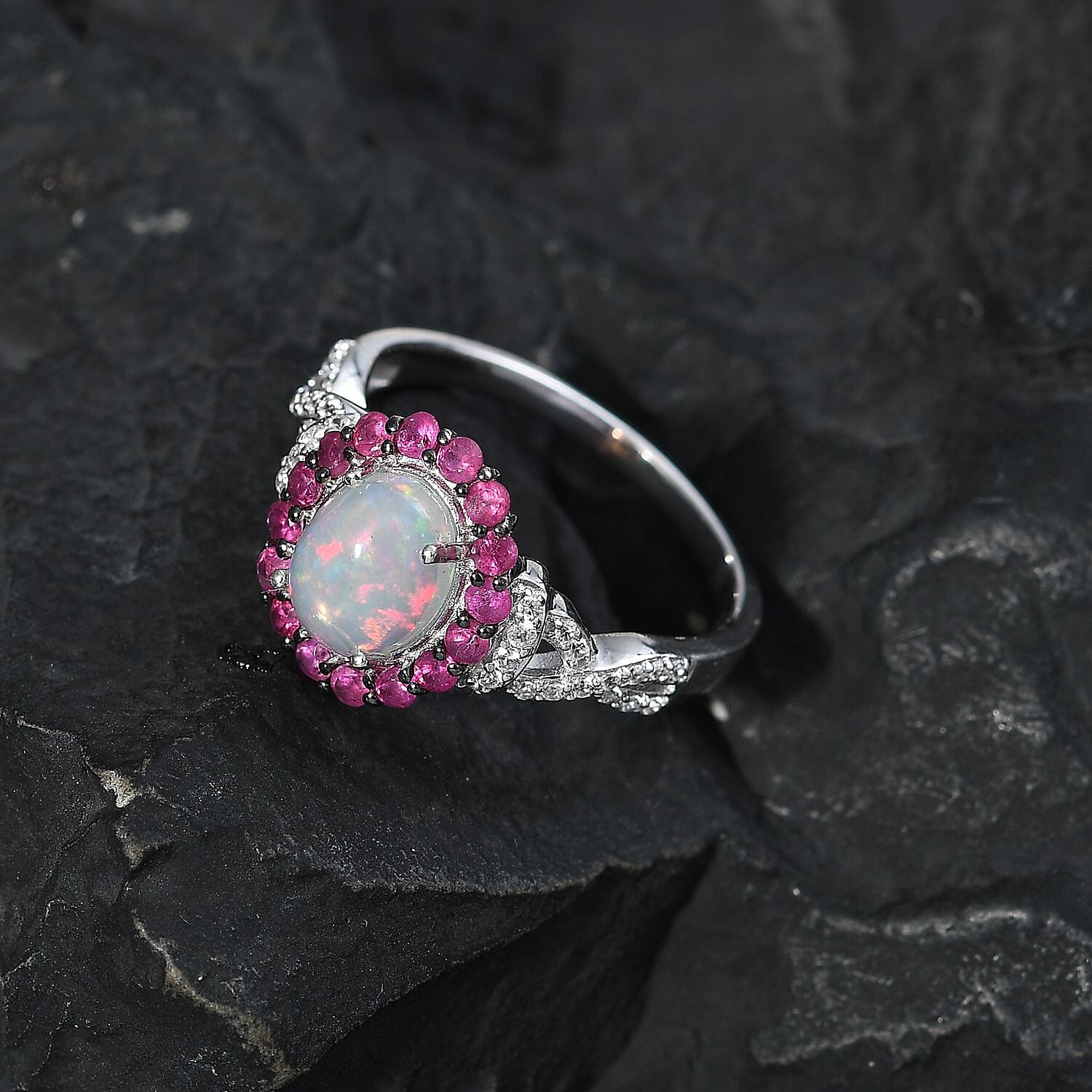 Ethiopian Welo Opal & Niassa Ruby / 10 - Product card gallery slide 2 (10145408155931)