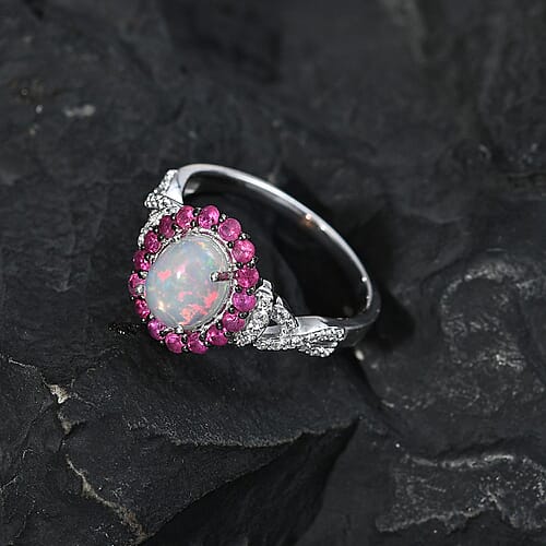 Ethiopian Welo Opal & Niassa Ruby / 10 - Product card gallery slide 2 (9432156897535)