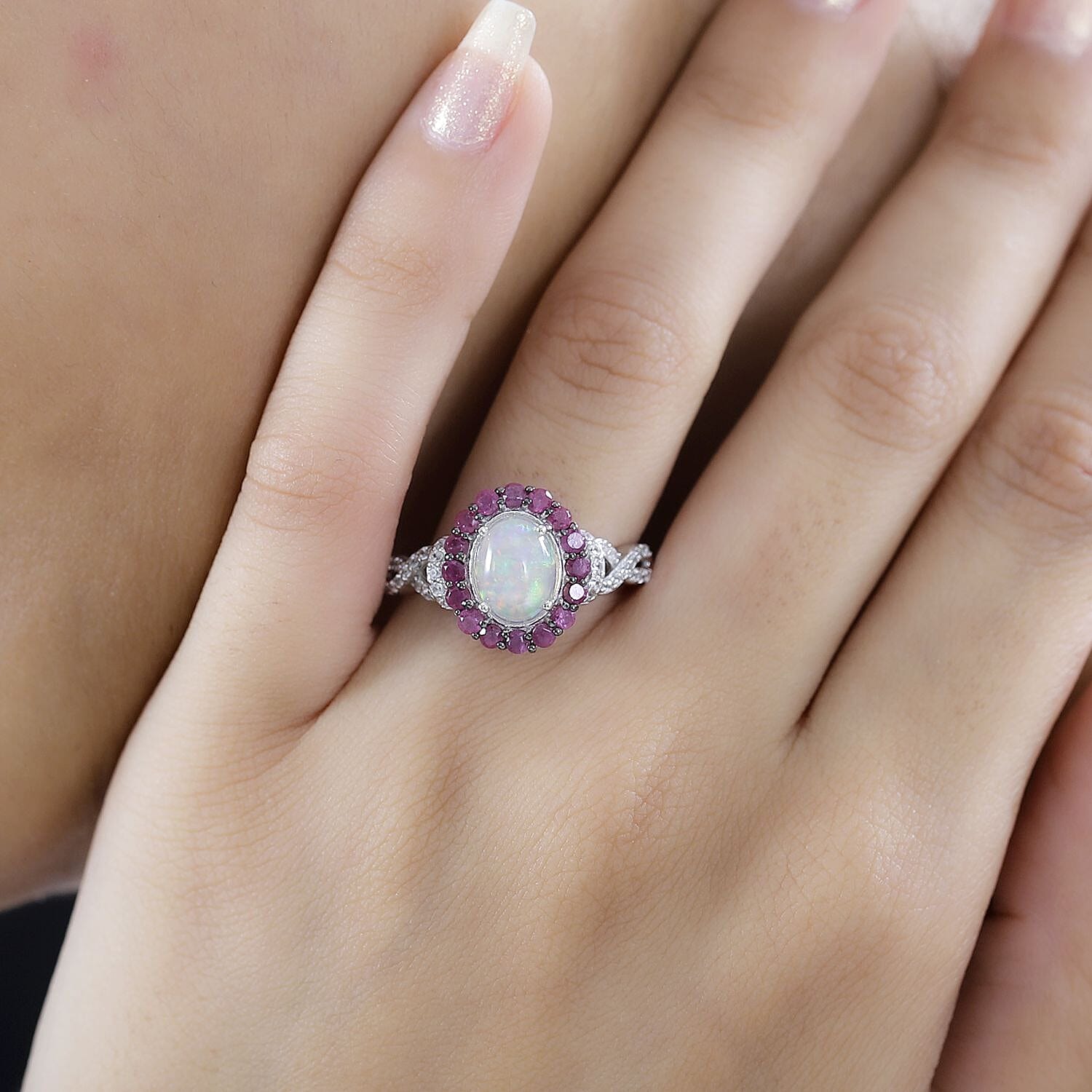 Ethiopian Welo Opal & Niassa Ruby / 10 - Product card gallery slide 3 (10145408155931)