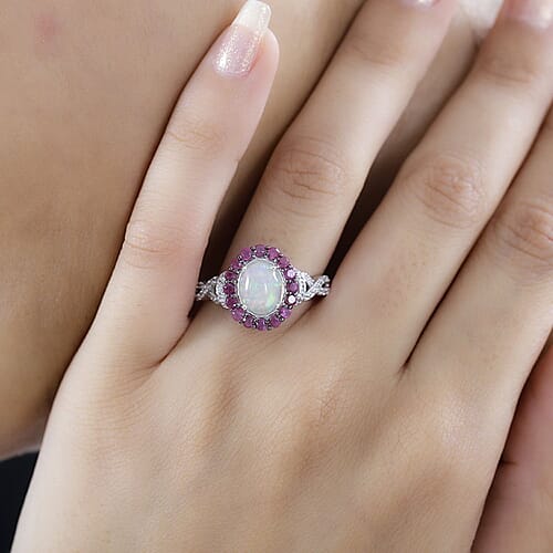 Ethiopian Welo Opal & Niassa Ruby / 10 - Product card gallery slide 3 (9432156897535)