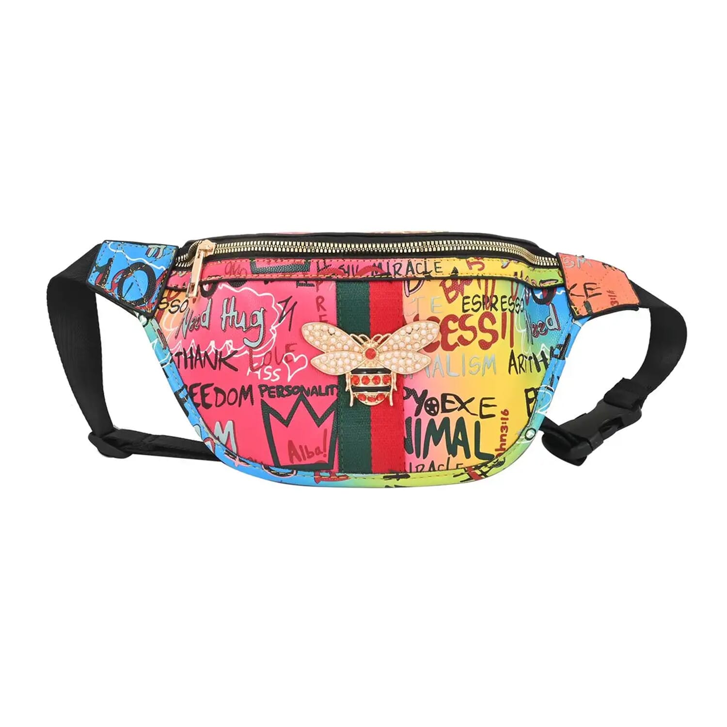 Graffiti belt bag best sale