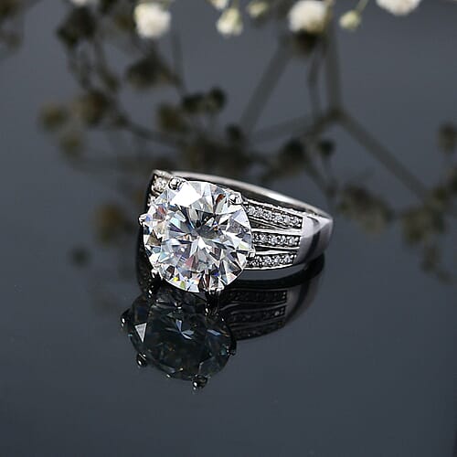 Moissanite & Ceylon Blue Sapphire / 10 - Product card gallery slide 2 (9432156471551)