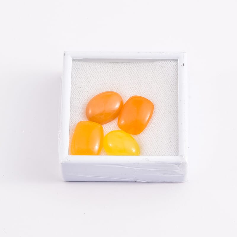 Yellow Jade (D) Set of 4 (Mix Mix mm)