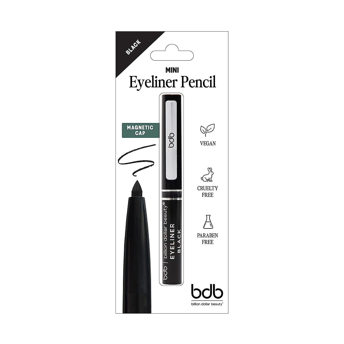 Billion Dollar Eyeliner Pencil - Black image number 1