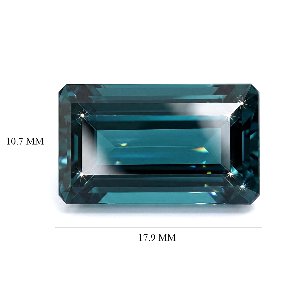 Certified and Appraised AAAA Monte Belo Indicolite (Oct 17.9x10.7 mm) 13.23 ctw