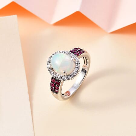 Ethiopian Welo Opal & Niassa Ruby / 10 - Product card gallery slide 2 (10177484783929)