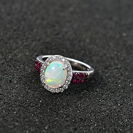 Ethiopian Welo Opal & Niassa Ruby / 10 - Product card gallery slide 3 (10177484783929)