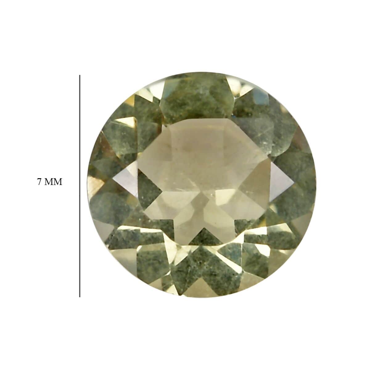 Brazilian Green Gold Quartz Set of 3 (Rnd 7 mm) 2.99 ctw Loose gemstone image number 4