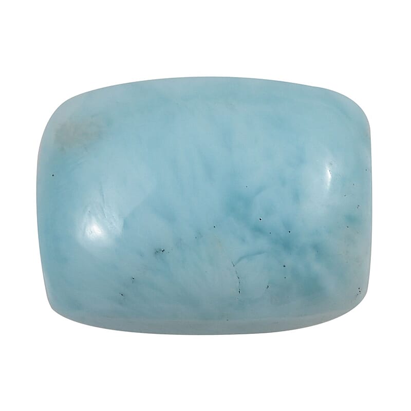 Larimar (Cush 8x6 mm) 1.52 ctw Loose Gemstone