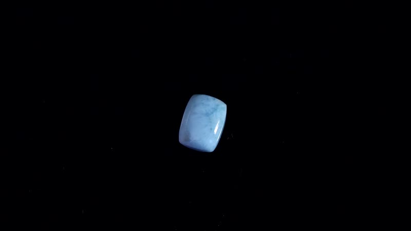 Larimar (Cush 8x6 mm) 1.52 ctw Loose Gemstone