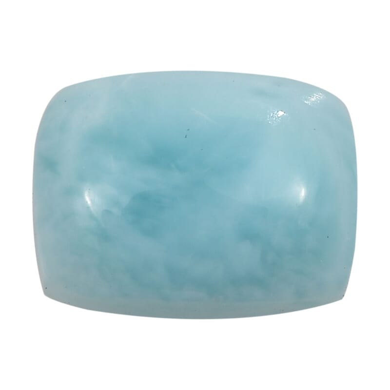 AA Larimar (Cush 8x6 mm) 1.50 ctw Loose Gemstone