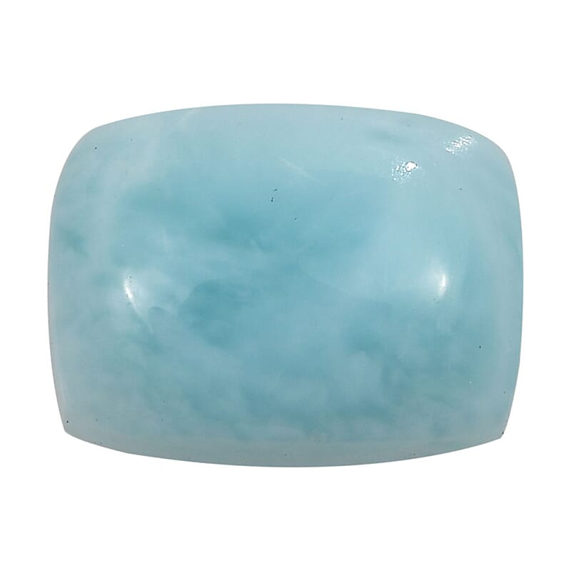 AA Larimar (Cush 8x6 mm) 1.50 ctw Loose Gemstone