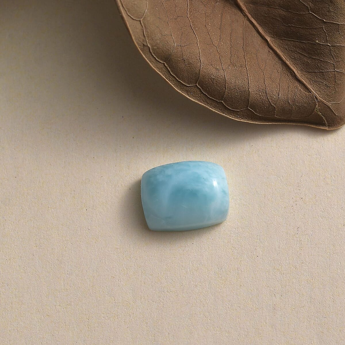 AA Larimar (Cush 8x6 mm) 1.50 ctw Loose Gemstone image number 1