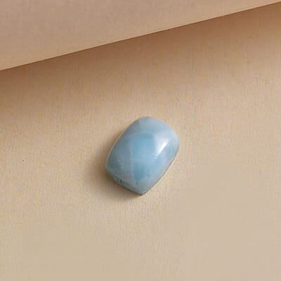 AAA Larimar (Cush 8x6 mm) 1.50 ctw Loose Gemstone