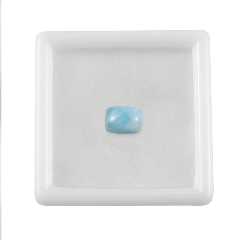 AAA Larimar (Cush 8x6 mm) 1.50 ctw Loose Gemstone