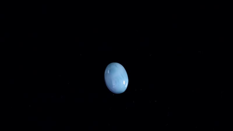 Larimar (Ovl 8x6 mm) 1.07 ctw Loose Gemstone
