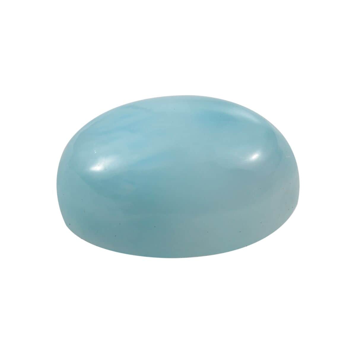 Larimar (Ovl 8x6 mm) 1.07 ctw Loose Gemstone image number 2