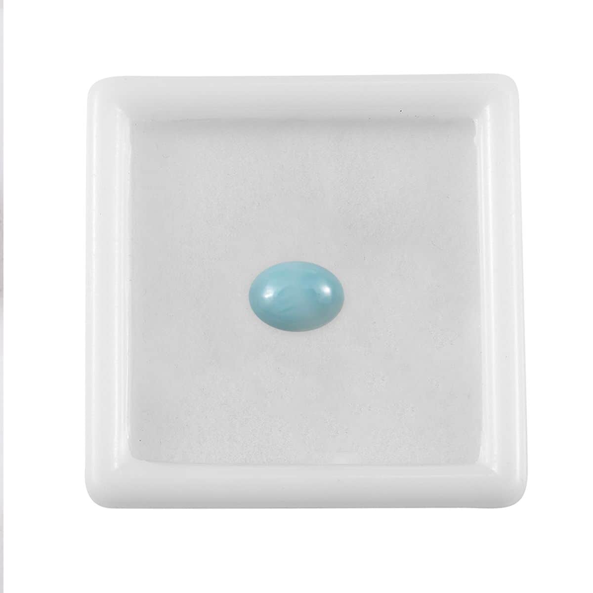 Larimar (Ovl 8x6 mm) 1.07 ctw Loose Gemstone image number 3