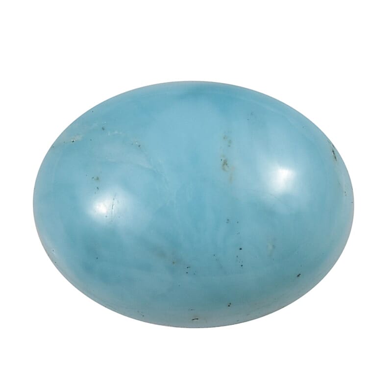 AA Larimar (Ovl 8x6 mm) 1.23 ctw Loose Gemstone