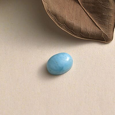 AA Larimar (Ovl 8x6 mm) 1.23 ctw Loose Gemstone
