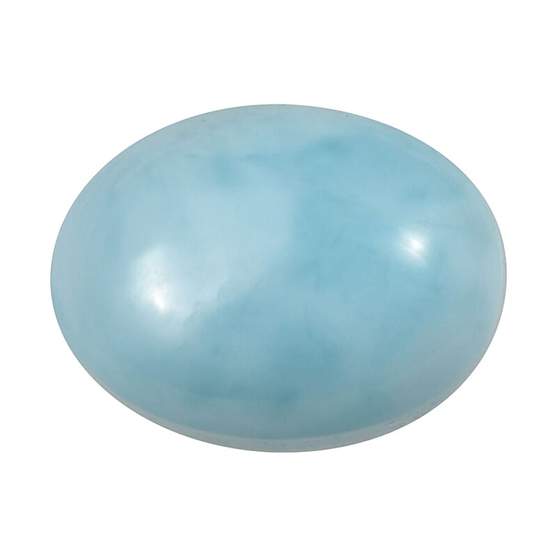 AAA Larimar (Ovl 8x6 mm) 1.10 ctw Loose Gemstone