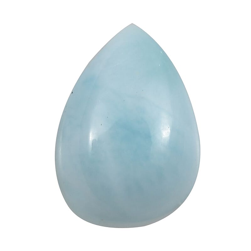 Larimar (Pear 7x5 mm) 0.67 ctw Loose Gemstone