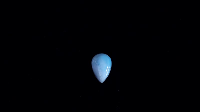 AA Larimar (Pear 9x6 mm) 1.15 ctw Loose Gemstone