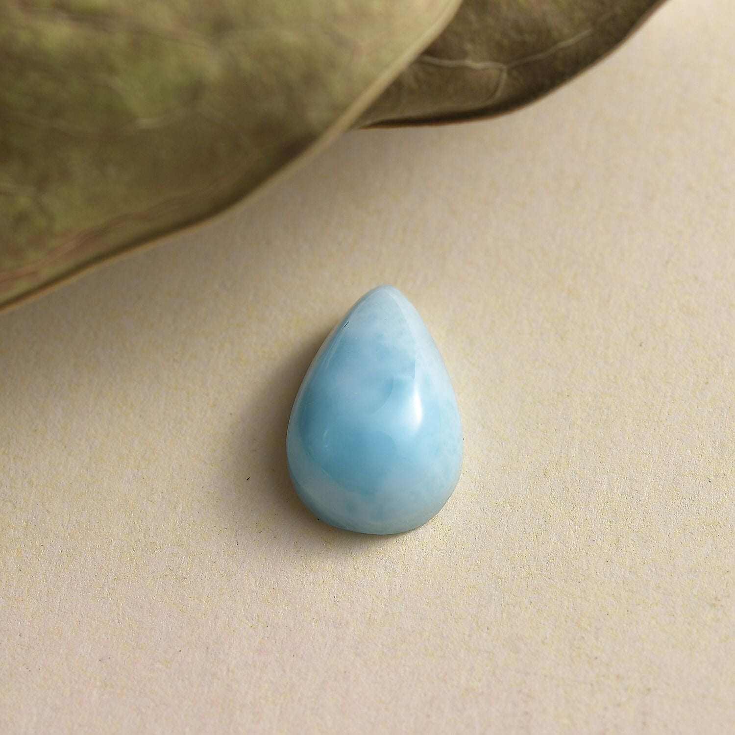 AA Larimar (Pear 9x6 mm) 1.15 ctw Loose Gemstone