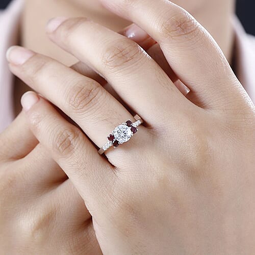 Moissanite & Anthil Garnet / 7 - Product card gallery slide 3 (9432148476159)