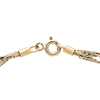 Nastri Italian 10K Yellow Gold Necklace 18 Inches 2.60 Grams