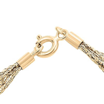 Nastri Italian 10K Yellow Gold Bracelet (7.50 In) 1.35 Grams