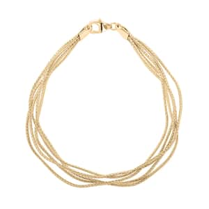 Mare Italian 10K Yellow Gold Bracelet (7.50 In) 2.40 Grams