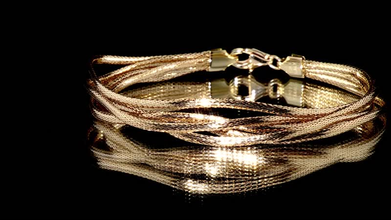Mare Italian 10K Yellow Gold Bracelet (7.50 In) 2.40 Grams