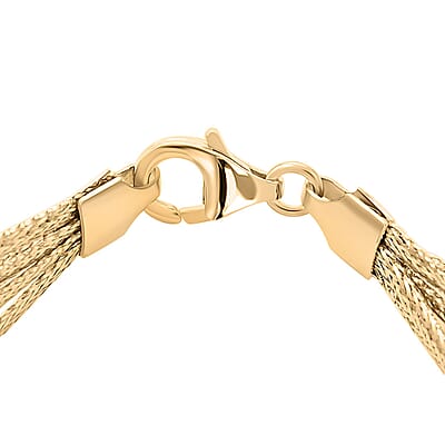 Mare Italian 10K Yellow Gold Bracelet (7.50 In) 2.40 Grams