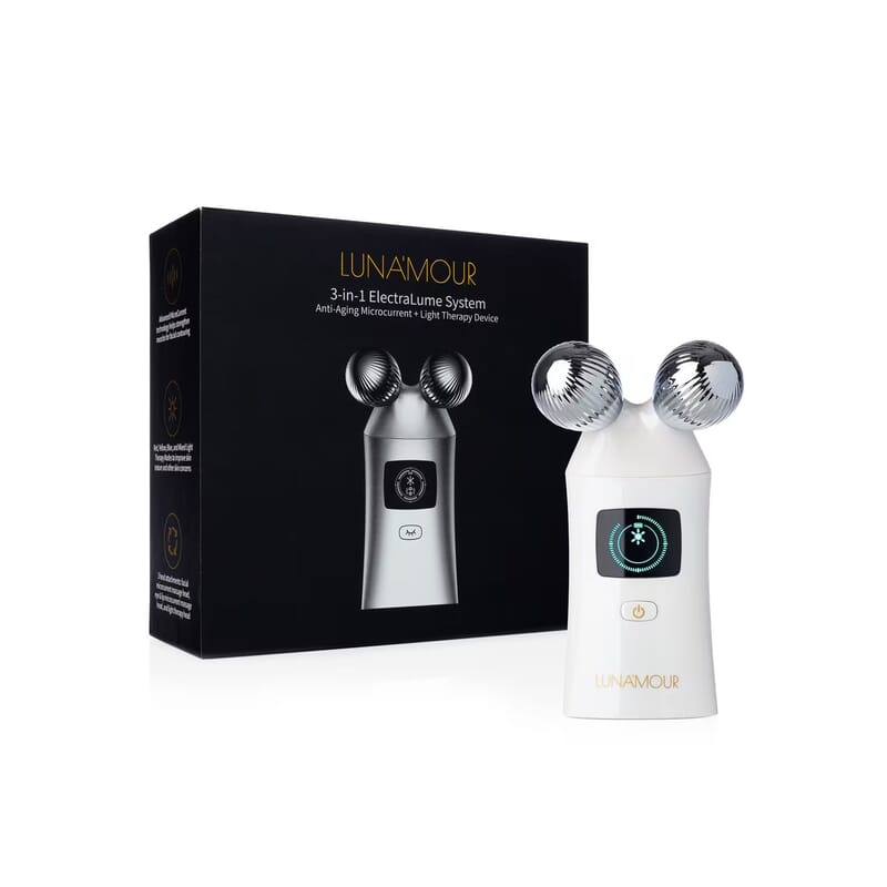 Luna'Mour 3-in-1 ElectraLume System Anti-Aging Microcurrent + Light Therapy Device