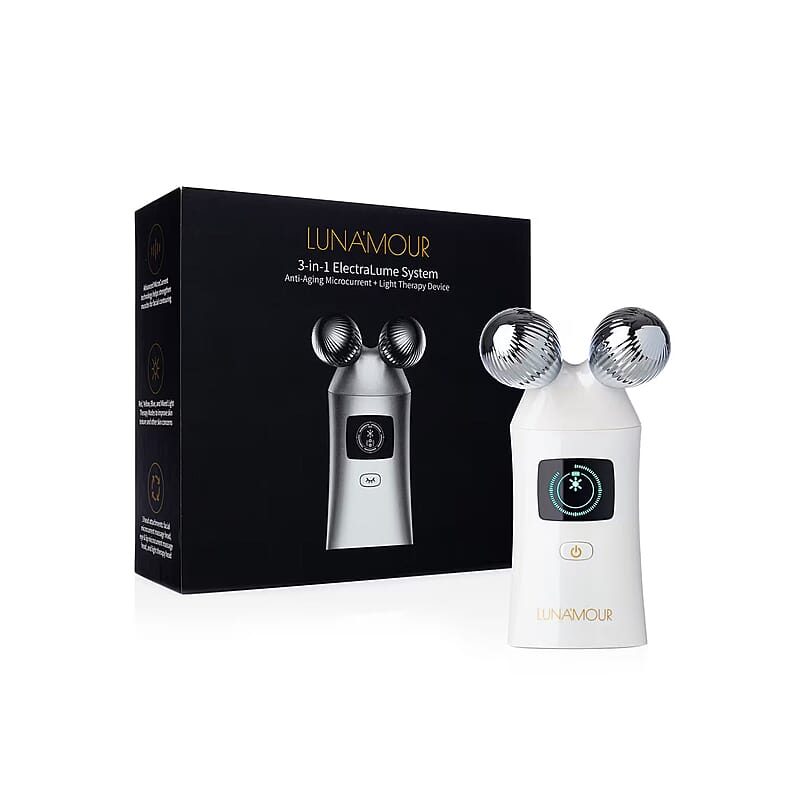 Luna'Mour 3-in-1 ElectraLume System Anti-Aging Microcurrent + Light Therapy Device