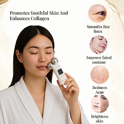 Luna'Mour 3-in-1 ElectraLume System Anti-Aging Microcurrent + Light Therapy Device