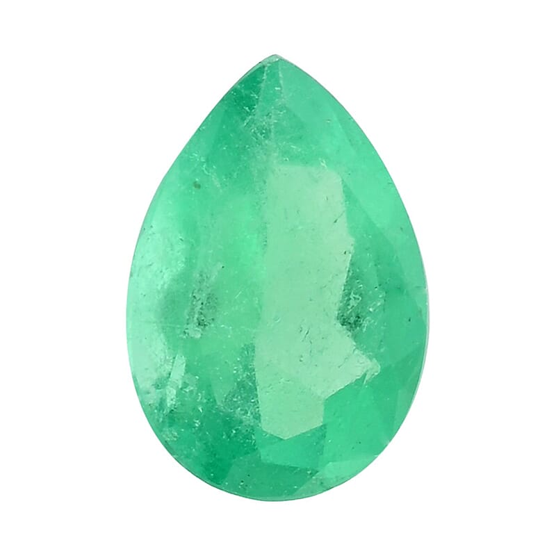 AAA Boyaca Colombian Emerald (Pear Free Size) 1.00 ctw