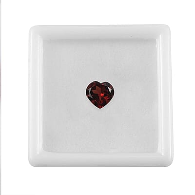 Mozambique Garnet (Hrt 8 mm) 1.98 ctw Loose gemstone