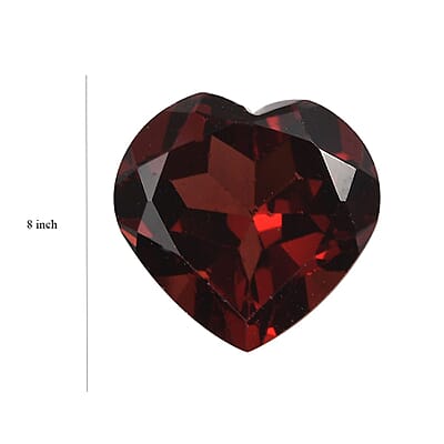 Mozambique Garnet (Hrt 8 mm) 1.98 ctw Loose gemstone
