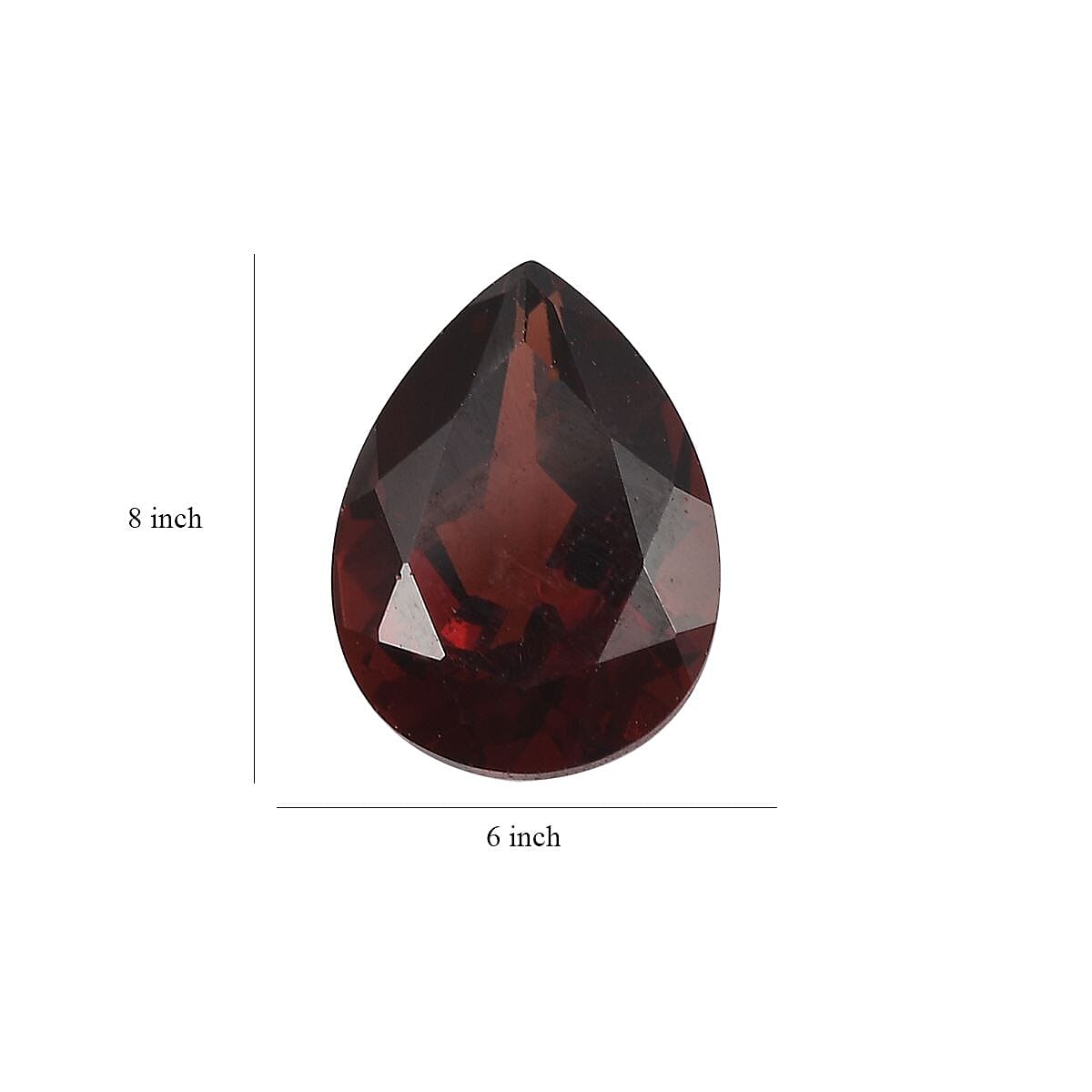 Mozambique Garnet (Pear 8x6 mm) 1.25 ctw Loose Gemstone image number 4