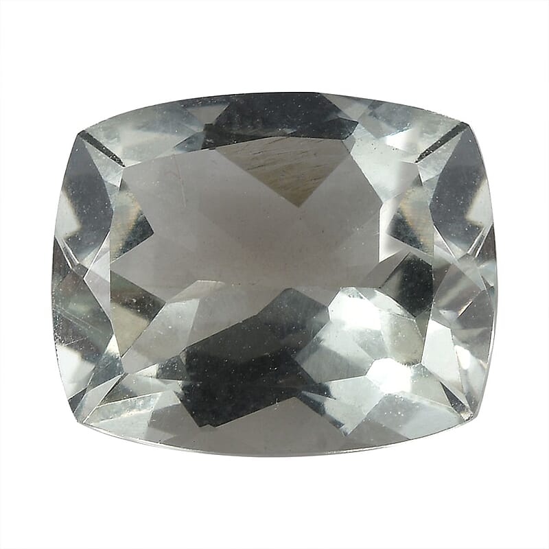 Montezuma Prasiolite (Cush 12x10 mm) 4.60 ctw Loose Gemstone