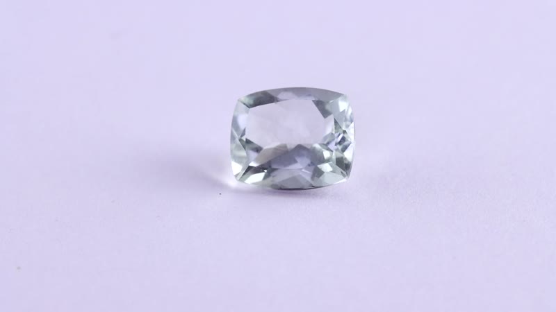 Montezuma Prasiolite (Cush 12x10 mm) 4.60 ctw Loose Gemstone
