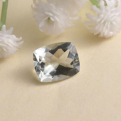 Montezuma Prasiolite (Cush 12x10 mm) 4.60 ctw Loose Gemstone